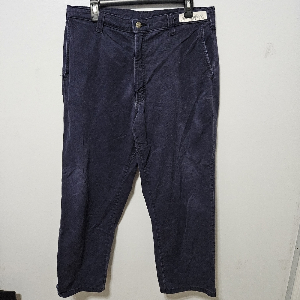 Workrite FR pants 34X30 HRC/CAT 2 Westex Ultrasoft 12.4 ATPV Navy Blue B16